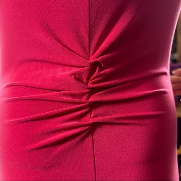 Joseph Ribkoff Pink Ruched Dress size 6 - Picture 7 of 7